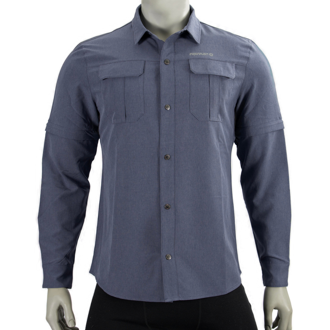 Mens Trekking Hiking Camping Fishing Walking Sleeve Zip Off 2 in 1 Shirts